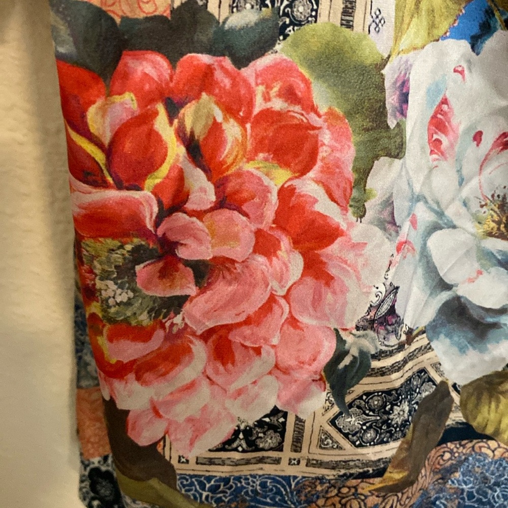 Chico's Multicolor Patchwork Blouse - image 5